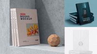 863+ Matte Covered Books PSD Mockup Free Downloadable Graphic Resource