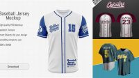 8630+ Mockup Jersey Baseball Versatile Mockup for Designers