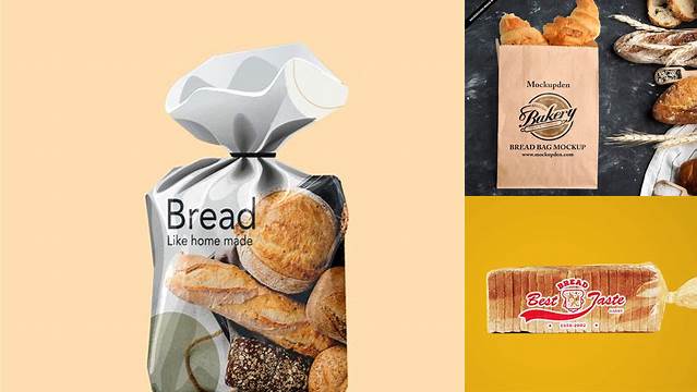 8630+ Plastic Bag With Clip For Bread High-Resolution PSD Download