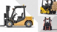 8633+ Forklift Mockup Free Graphic Mockup PSD