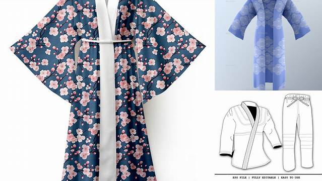 8635+ Mockup Kimono Editable Design File