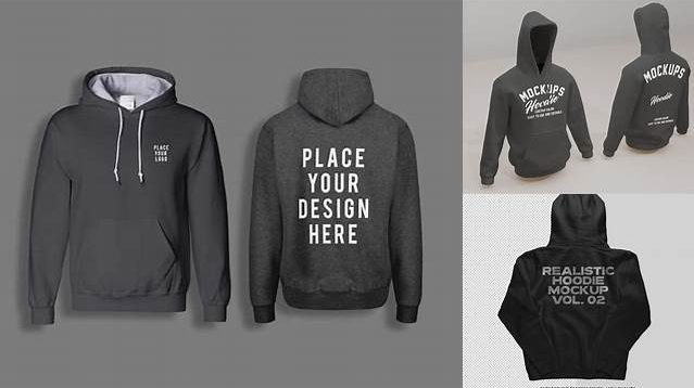 8637+ Men’s Pullover Hoodie PSD Mockup Back View Creative PSD Resources