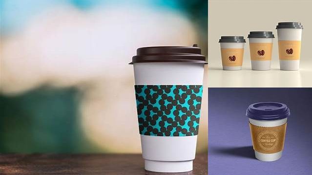 8638+ Cup Sleeve Mockup Free PSD Download