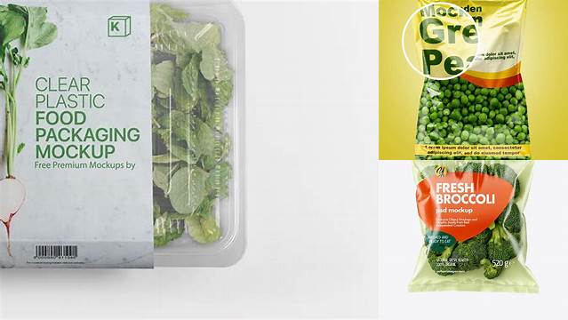 8639+ Vegetable Packaging Mockup Customizable Design Files