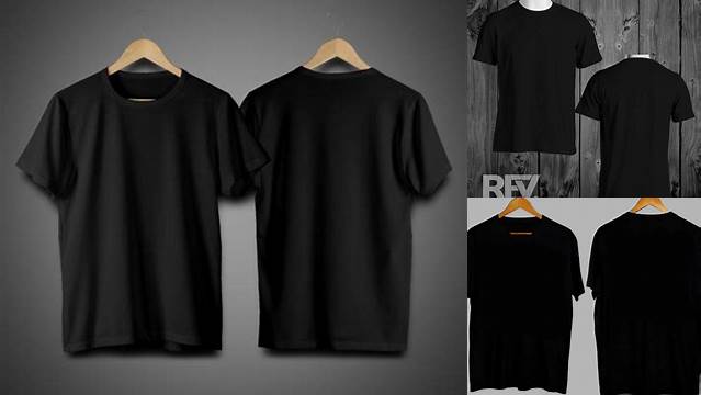 8643+ Mockup Kaos Hitam Cdr Exclusive Free PSD Mockups