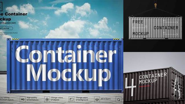 8644+ Container Mockup Free Digital Download