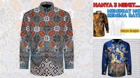 8648+ Mockup Kemeja Batik Easy Editable