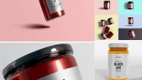 8650+ Glossy Jar PSD Mockup Professional Graphic PSD Download