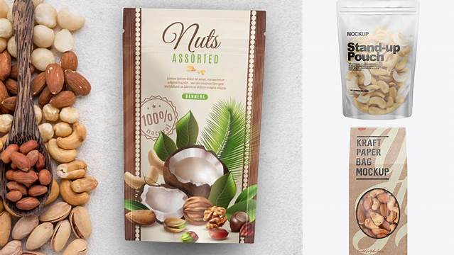 8654+ Nuts Packaging Mockup Free Download Design Mockup