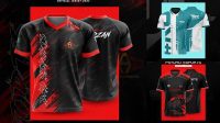 8656+ Mockup Jersey Esports Free Best for Showcase