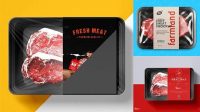 8663+ Meat Packaging Mockup Free Psd Include TIFF