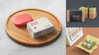 8664+ Square Soap Mockup Free PSD