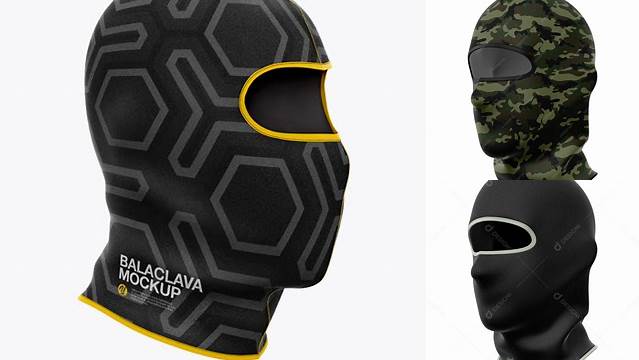 8665+ Balaclava PSD Mockup Side View Premium Mockup Freebie