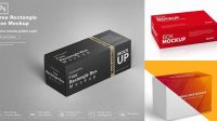 8668+ Rectangle Box Mockup PSD Download