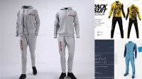 8672+ Tracksuit Mockup Free Download Layered Photoshop Template