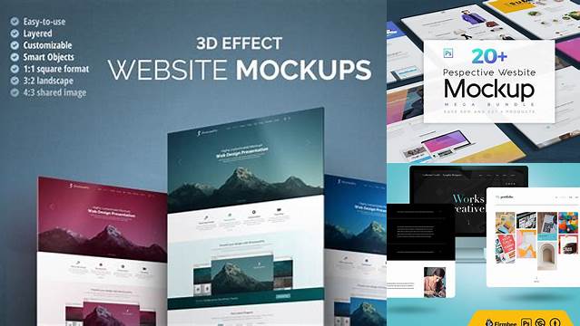 8674+ Illustrator Website Mockup Template Professional Graphic PSD Download