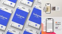 8677+ Instagram Mockup Generator Free PSD Free Download