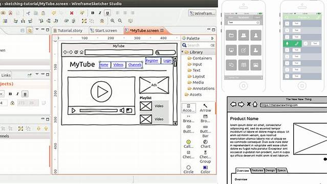 8677+ Wireframe Tools Linux Professional PSD Resource