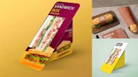 8678+ Sandwich Wrap Mockup Free Best for Showcase