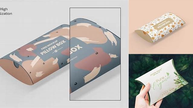 8679+ Plastic Pillow Box PSD Mockup Mockup PSD Free Download