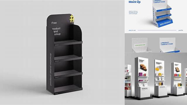 8683+ Product Display Stand Mockup Premium Design Freebie