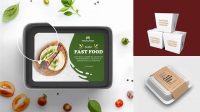 8684+ Box Food Mockup Smart PNG Image