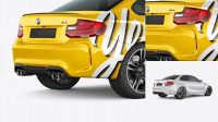 8685+ BMW M2 PSD Mockup Half Side Back View High-Quality PSD Files