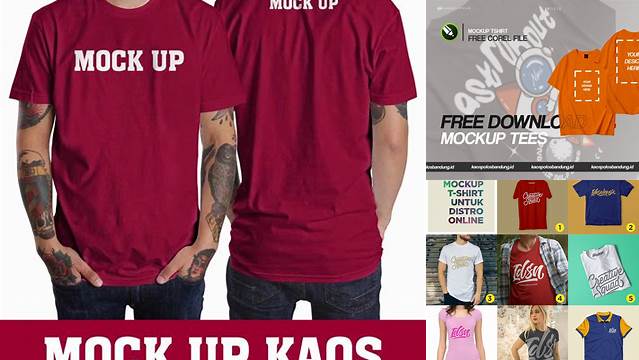 8690+ Mockup Kaos Online Gratis For Free Download