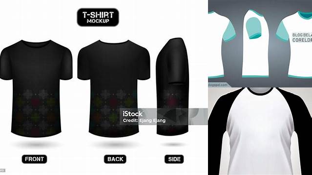 8695+ Kaos Tampak Samping Smart Object PSD Template