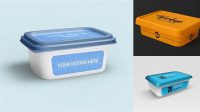 870+ Glossy Plastic Container PSD Mockup Layered PSD File Free Download