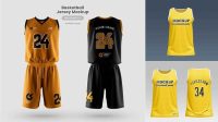 870+ Mockup Uniforme De Basketball Gratis High-Resolution PSD Download