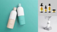 8700+ Plastic Cosmetic Bottle PSD Mockup Fully Editable Photoshop PSD Free Download