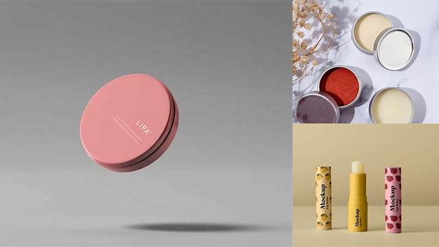 8700+ Round Lip Balm Tin PSD Mockup Front View Creative Photoshop Resources