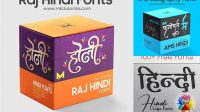 8706+ Hindi Font Pack Download PSD Download