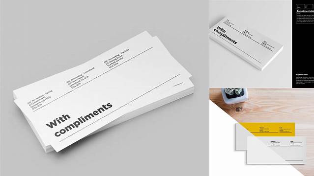 871+ Compliment Slip Mockup Premium Quality Freebie