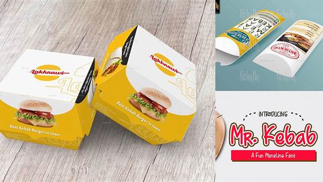 8710+ Template Packaging Kebab Download PSD Now