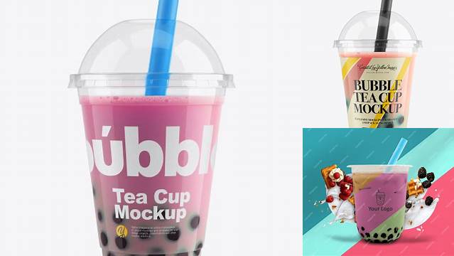 8719+ Bubble Tea Mockup Free Download Smart PNG Image