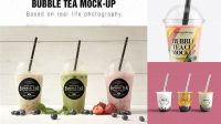 8720+ Bubble Tea Mockup Free Elegant and Stylish Free PSD