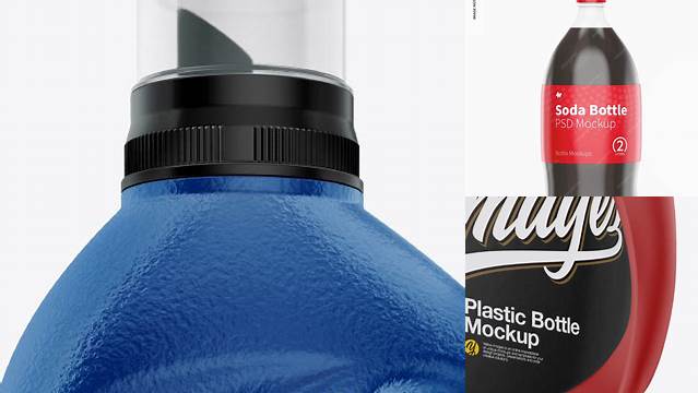 8733+ Plastic 2L Bottle PSD Mockup High-End PSD Download