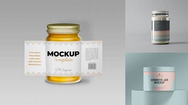 8737+ Ceramic Jar with Kraft Label PSD Mockup High-Quality Design Free PSD