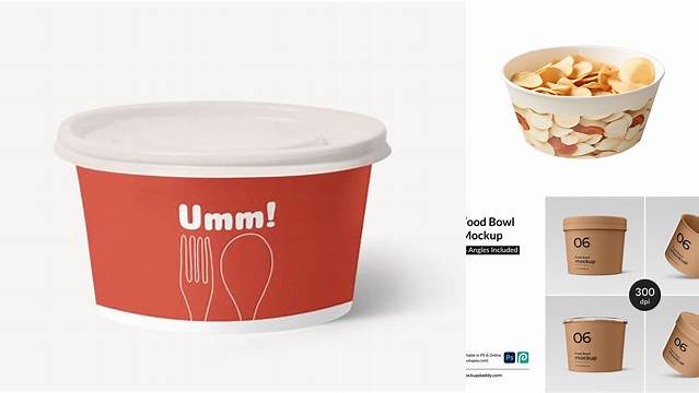 8738+ Paper Bowl Mockup Mockup File Free Download