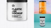 8739+ Transparent Plastic Jar Mockup Free Modern PSD Templates