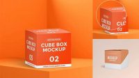 874+ 3d Cube Mockup Psd Free Free PSD