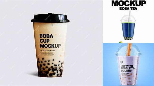 8740+ Mockup Boba Unique Free Photoshop Files