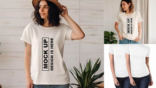 8741+ Women's Baggy T-Shirt PSD Mockup Fully Layered Photoshop Freebie