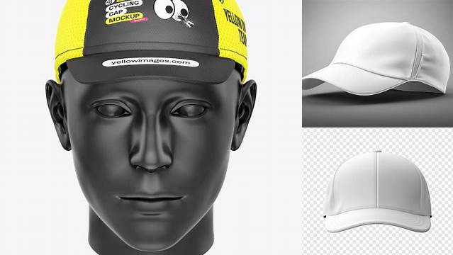 8745+ Cycling Cap Mockup Advanced Photoshop Template