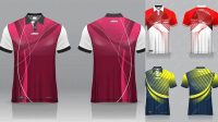 8755+ Mockup Jersey Badminton Professional Design PSD