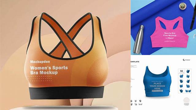 8761+ Sport Bra Mockup Digital Download