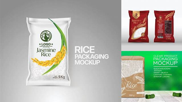 8766+ Rice Packet Mockup For Free Download