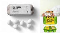 8770+ Egg Box PSD Mockup Fully Layered PSD Freebie